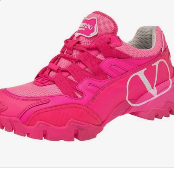 Valentino authentic sneakers hot pink - Picture 1 of 6